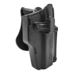 Amomax Holster polymère rotatif Multifit Noir rétention active