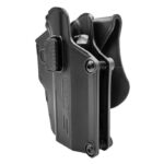 Amomax Holster polymère rotatif Multifit Noir rétention active